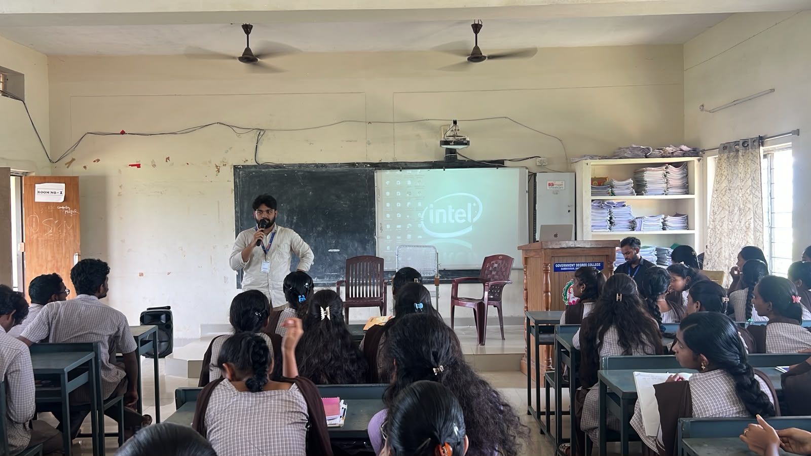 Image 3 of workshop at Government Degree college sabbavaram